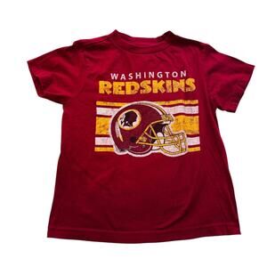 Washington Redskins NFL Team Graphic Tee Maroon T-Shirt Size Kids‎ Small (6/7)